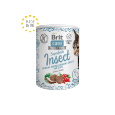 Brit Care Cat Snack Superfruits Insect with Coconut Oil and Rosehips 100g (2 Packs)
